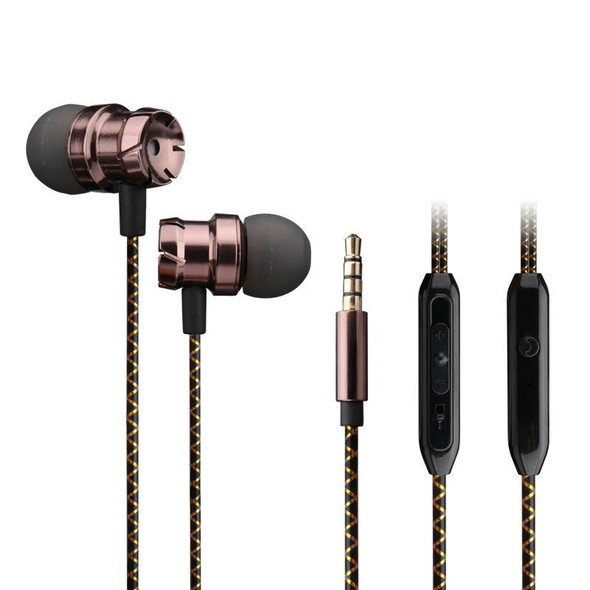 2 PCS EN500 3.5mm Plug Snake Pattern In-Ear Phone Earphone(Black)