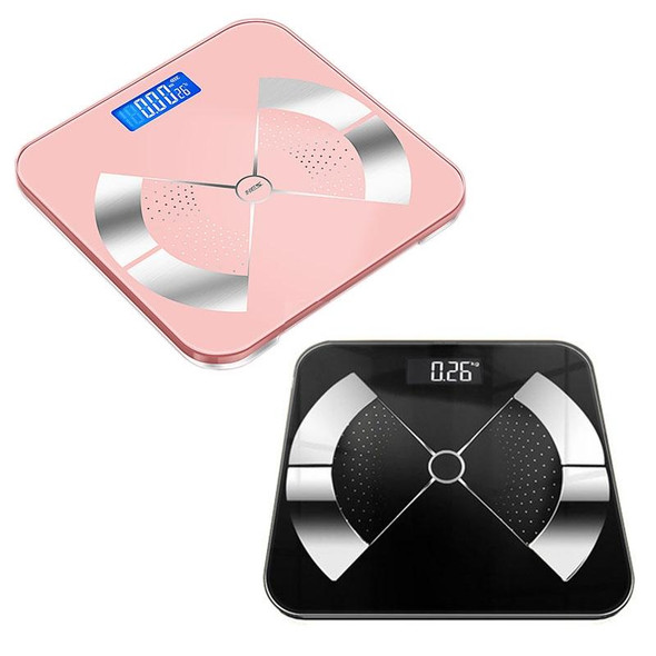 Home Weight Scale Accurate Healthy Body Fat Scale, Size: 28x28cm(Battery Version Black)