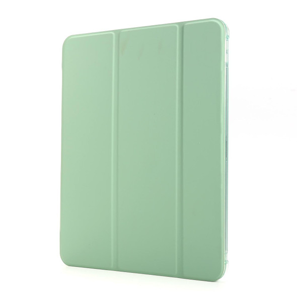 Multi-folding Horizontal Flip PU Leather + Shockproof Airbag TPU Tablet Case with Holder & Pen Slot & Wake-up / Sleep Function - iPad Pro 11 2021(Green)