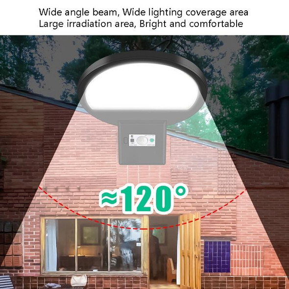 LED Solar Motion Sensing Outdoor Street Lamp Head Garden Community Lighting Wall Lamp, Style: Sensor(Warm White Light)