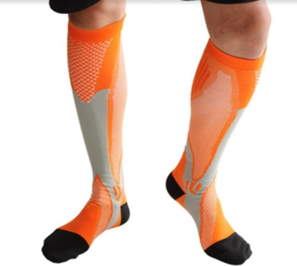 3 Pairs  Magic Compression Elastic Socks Men And Women Riding Socks Football Socks, Size: L / XL(Green)