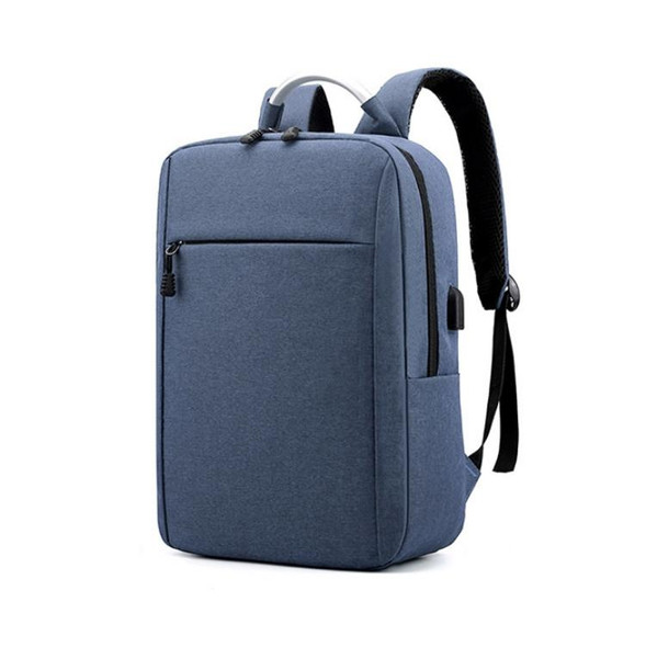 14 inch Business Computer Shoulders Backpack Travel Wear-Resistant Leisure Bag with External USB Port