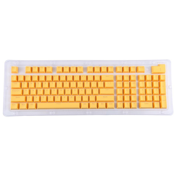 ABS Translucent Keycaps, OEM Highly Mechanical Keyboard, Universal Game Keyboard (Yellow)