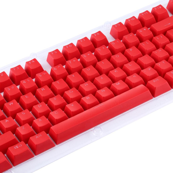 ABS Translucent Keycaps, OEM Highly Mechanical Keyboard, Universal Game Keyboard (Red)