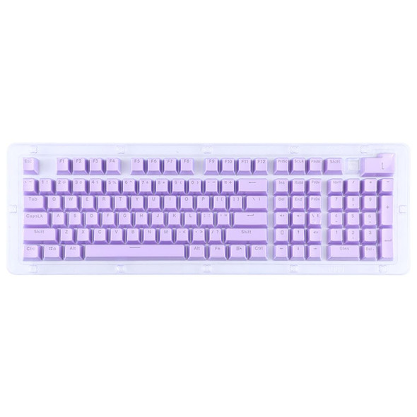 ABS Translucent Keycaps, OEM Highly Mechanical Keyboard, Universal Game Keyboard (Purple)