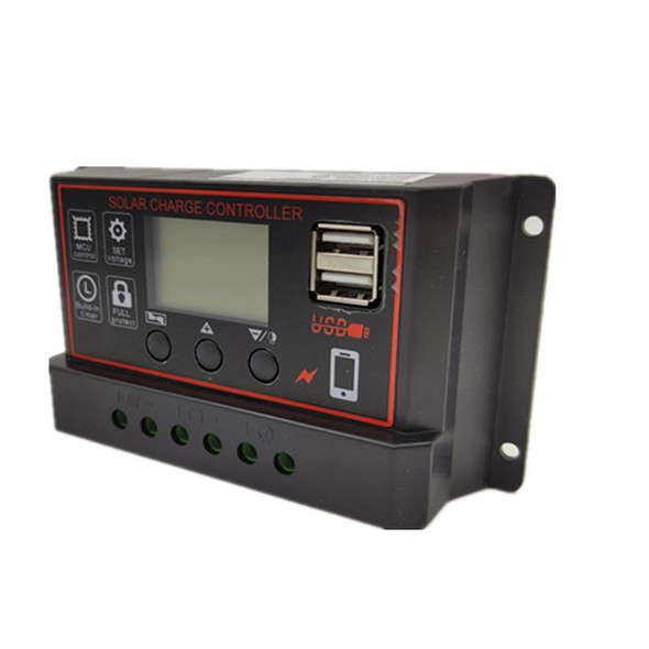 10A 12V24V Simple Solar Controller Light Time Control Solar Charge And Discharge Controller With USB