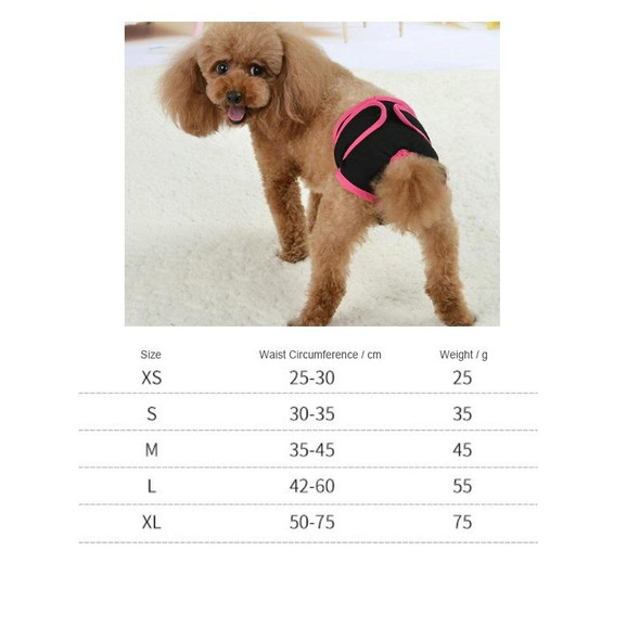Pet Physiological Pants Large Medium & Small Dogs Anti-Harassment Safety Pants, Size: S(Blue)