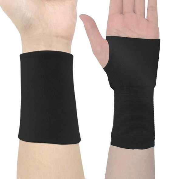1 Pair Joint Keep Warm Cold Nylon Protection Cover, Specification: L(Bracers Black)