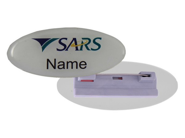 Name Badge Pin Clip - STD Size 65mm x 25mm