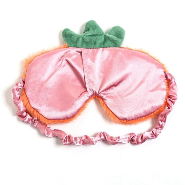 2 PCS Fruit Plush Eye Mask Cute Soft Girl Sleep Blackout Eye Mask(Pineapple)