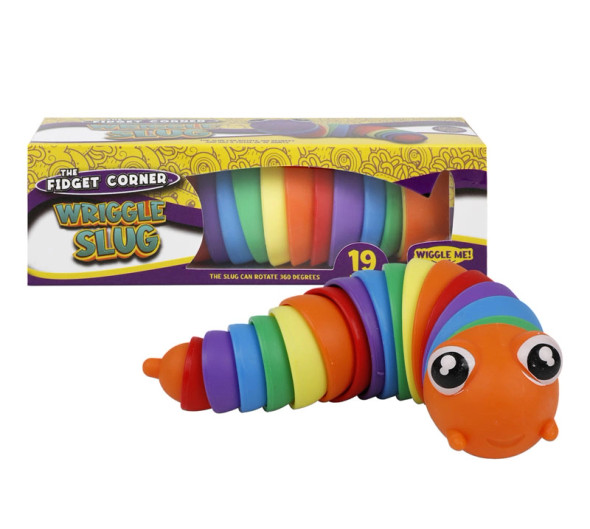 18cm Novelty Wriggle Slug Toy - Fun and Unique Gift Idea