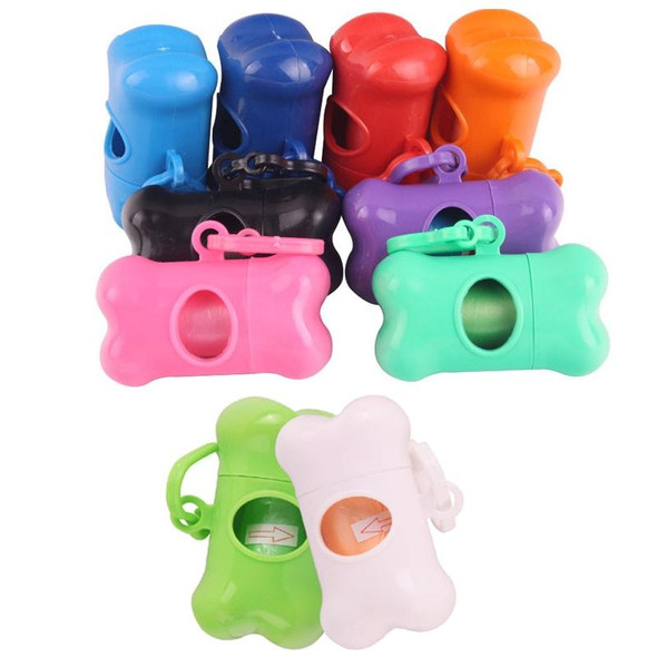 10 PCS BG-W085 Pet Bone Type Garbage Box Toilet Picker And Practical Pet Cleaning Supplies Color Random Delivery