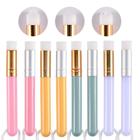 6 PCS Soft Hair Nasal Washing Brush To Remove Blackheads And Deep Cleansing Nose Pore Shrinkage Cleaning Brush(Protruding Head  Jade Gold)