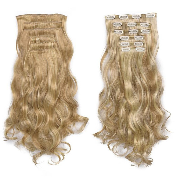 6 in 1 Wig Piece Long Curly Hair Wig Extension Piece(13.24H613)