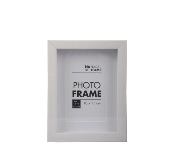 Picture Frame Shadow Box 10 x 15cm White