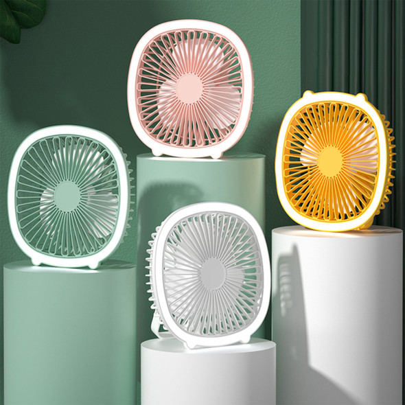 2-in-1 USB Table Fan Light