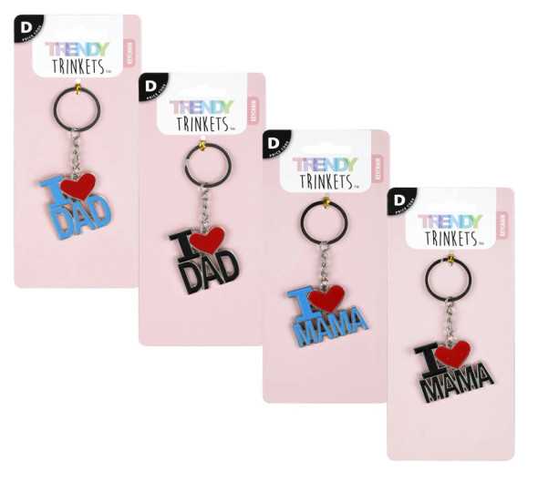 Dad or Mom Key Chain 9cm