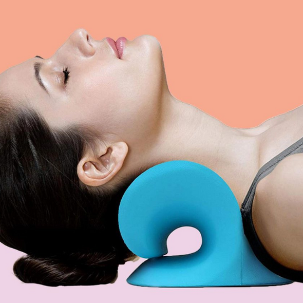 Portable Ergonomic Neck and Shoulder Relaxer for Pain Relief