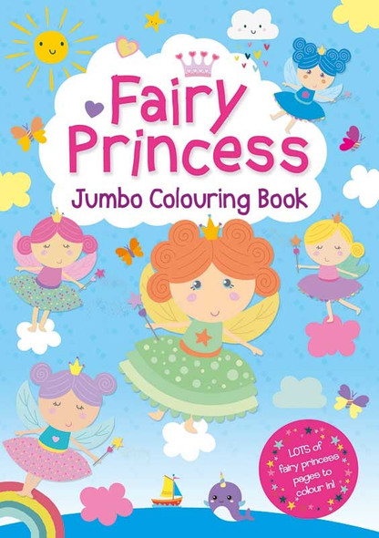 Fairy Princess Jumbo Colouring Book