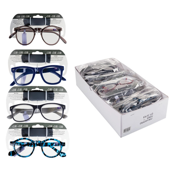 Reading Glasses +3 | Assorted Colours & Styles | Snatcher SA