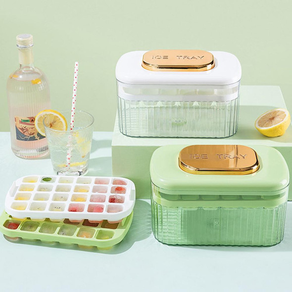 Press-Type Ice Cube Maker