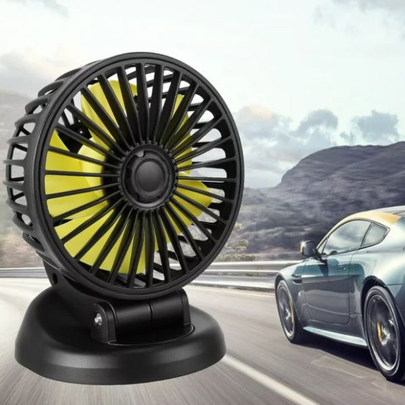 Universal 8W Mini Car Fan - Powerful Cooling for All Vehicles