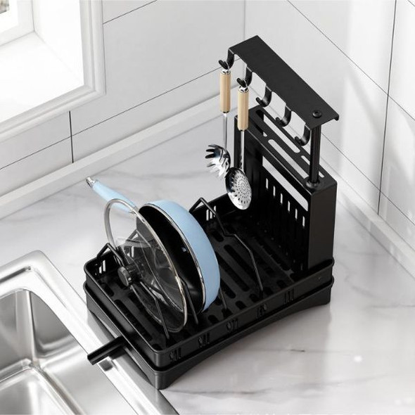 Countertop Dish Rack with Cutlery Holder