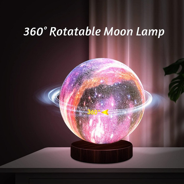 3D Rotating Moon Lamp With Remote Control