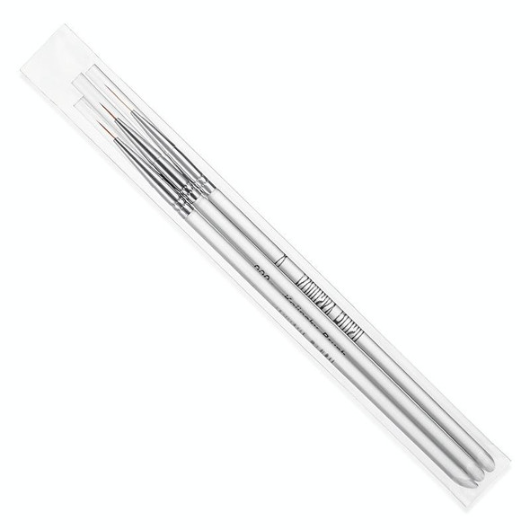3 PCS Nail Art Brush Crystal Acrylic Thin Liner Drawing Pen Painting Stripes Flower Manicure Tools