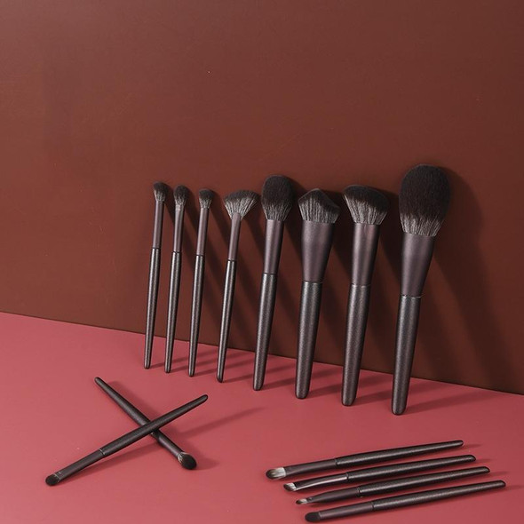 Makeup Brush Beginner Trimming Loose Powder Brush Eye Shadow Brush Makeup Brush,Style 14 In 1 With PU Bag