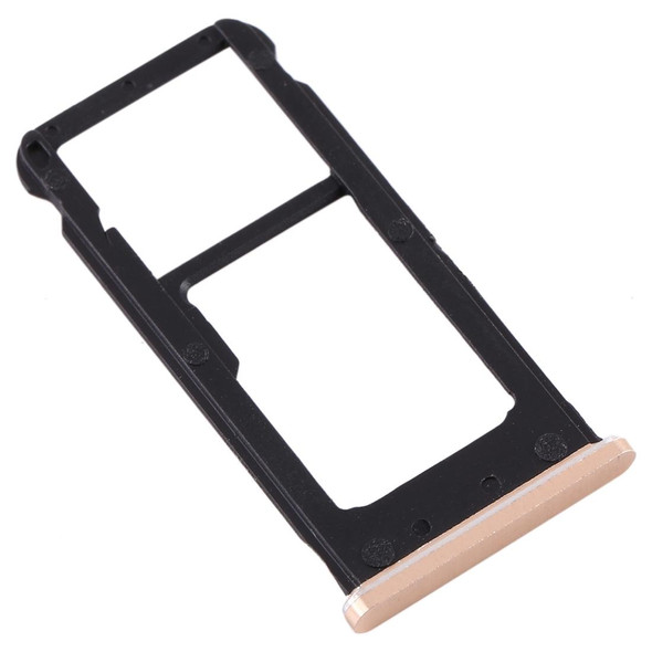 SIM Card Tray + SIM Card Tray / Micro SD Card Tray for Nokia 6.1 / 6 (2018) / TA-1043 TA-1045 TA-1050 TA-1054 TA-1068 (Gold)