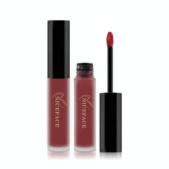 Lip Gloss Nude Matte Liquid Lipstick Waterproof  Long Lasting Moisturizing Lip Makeup Cosmetics(17)