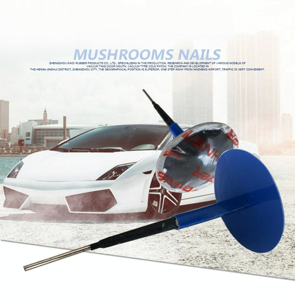 24 PCS 4mm Mushroom Nail-tyre Film Tyre Cold Patch Film Rubber Tire Repair Kit