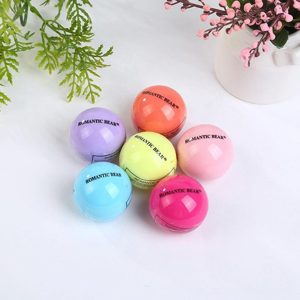 3 PCS Natural Plant Organic Sphere Ball Lipstick Embellish Lip Balm(Pink)