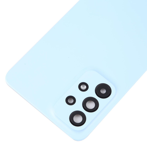 For Samsung Galaxy A33 5G SM-A336B Original Battery Back Cover with Camera Lens Cover(Blue)