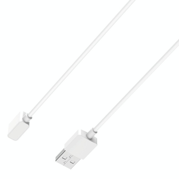 For Xiaomi Mi Band 8 Watch Magnetic Suction Charger USB Charging Cable, Length:1m(White)