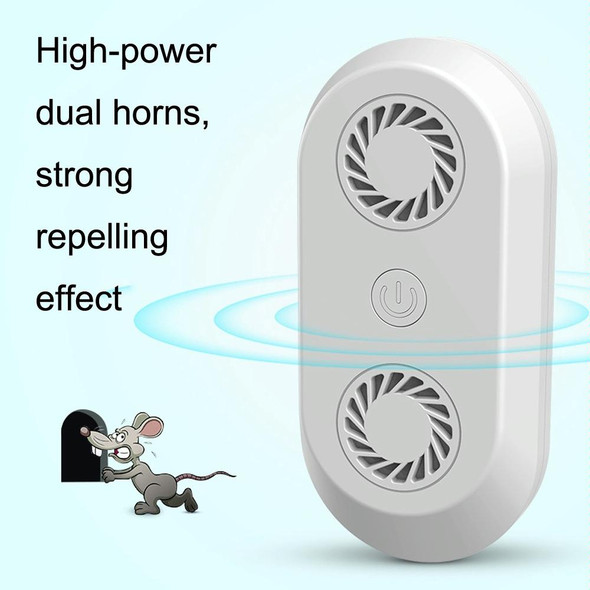 Ultrasonic Mosquito Repellent Multifunctional Electronic Insect Repellent AU Plug(Black)