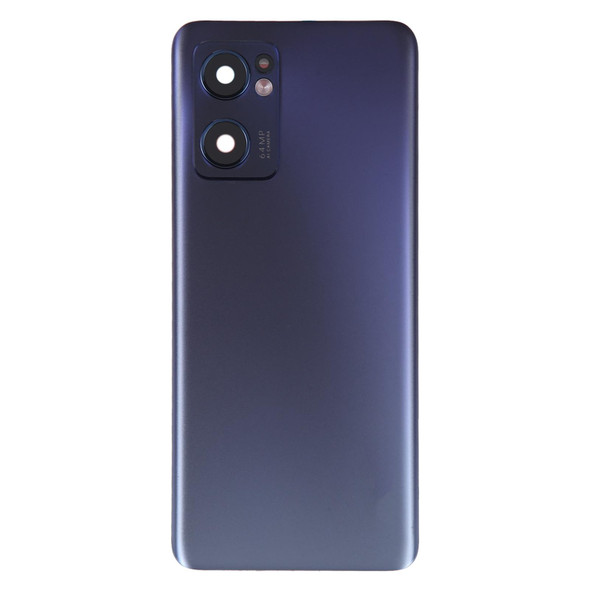 For OPPO Find X5 Lite Original Battery Back Cover with Camera Lens Cover(Black)
