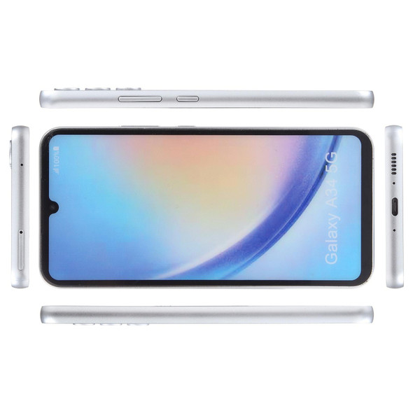 For Samsung Galaxy A34 5G Color Screen Non-Working Fake Dummy Display Model (White)