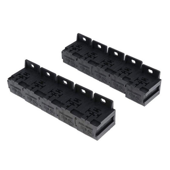 30A-80A Relay Base Holder 5-pin Socket with 50 Pieces Terminals