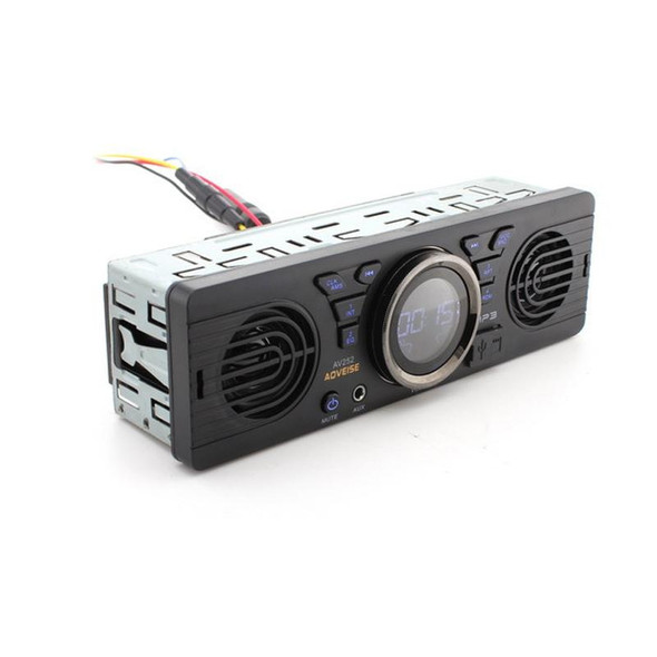 AOVEISE AV252 12V Car SD Card MP3 Audio Electric Car Radio with Speaker Bluetooth Speaker(Bluetooth version)