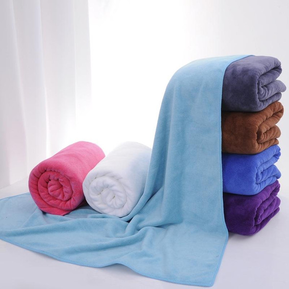 30x60cm Nano Thickened Large Bath Towel Hairdresser Beauty Salon Adult With Soft Absorbent Towel(Dark Purple)
