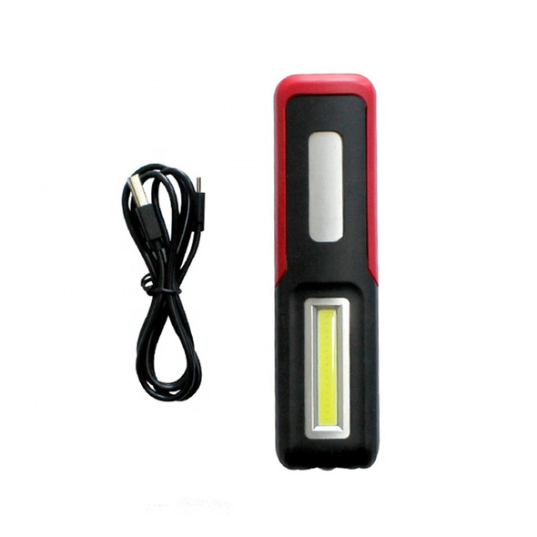 Portable COB LED Flashlight Rechargeable Magnet LED Work Light