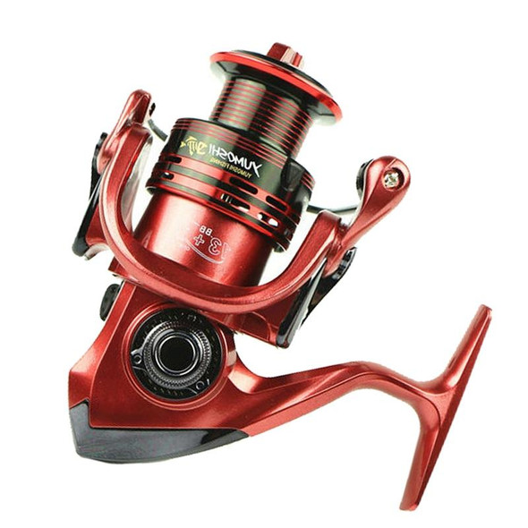 YUMOSHI XF1000 Full Metal Swing Arm Metal Head Fishing Reel(Red)