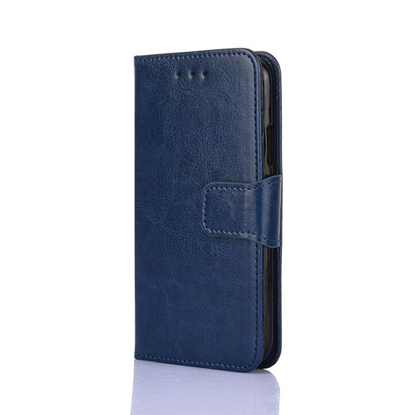 For ZTE Axon 40 Lite Crystal Texture Leather Phone Case(Royal Blue)