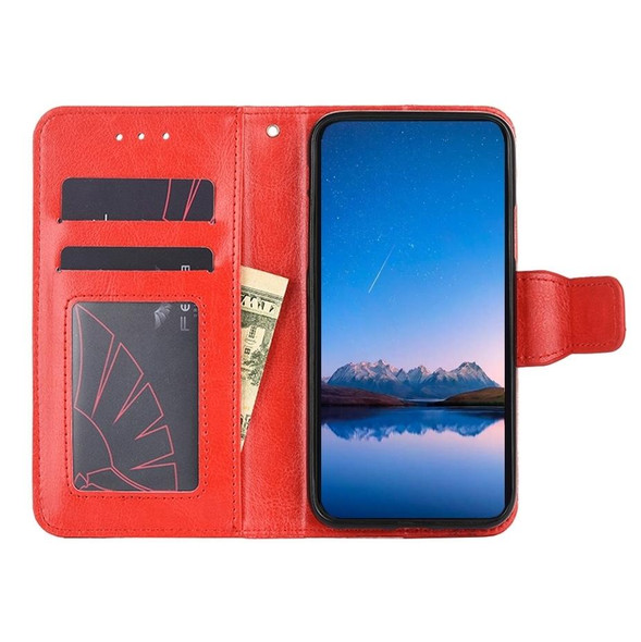 For ZTE Axon 40 Lite Crystal Texture Leather Phone Case(Red)