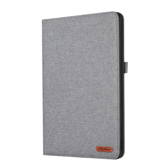 For Google Pixel Tablet Fabric Leatherette Tablet Case(Grey)