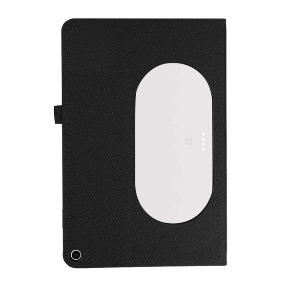 For Google Pixel Tablet Fabric Leatherette Tablet Case(Black)