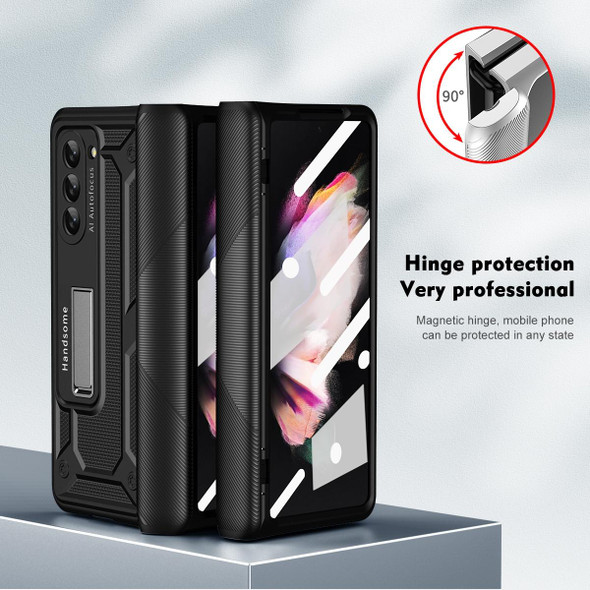 For Samsung Galaxy Z Fold5 integrated Shockproof Phone Case with Hinge(Black)