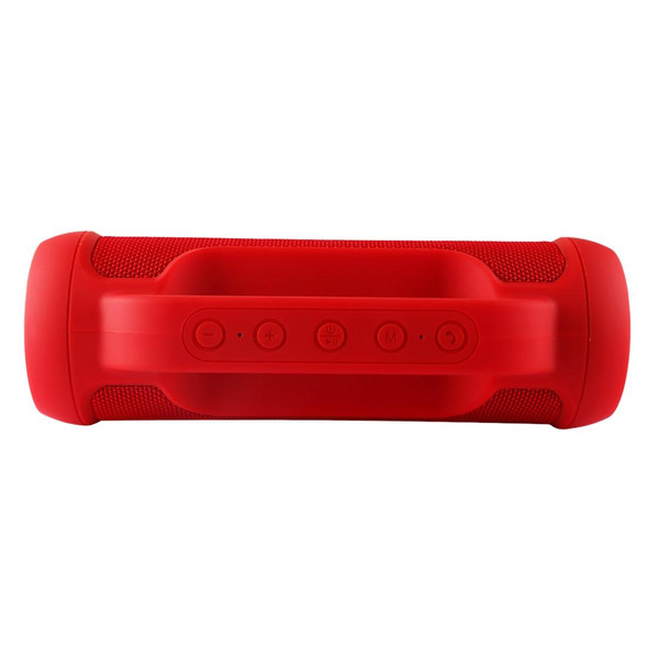 E8 Portable Waterproof Stereo Music Wireless Sports Bluetooth Speaker, Built-in MIC, Support Hands-free Calls & TF Card & AUX Audio, Bluetooth Distance: 10m (Red)